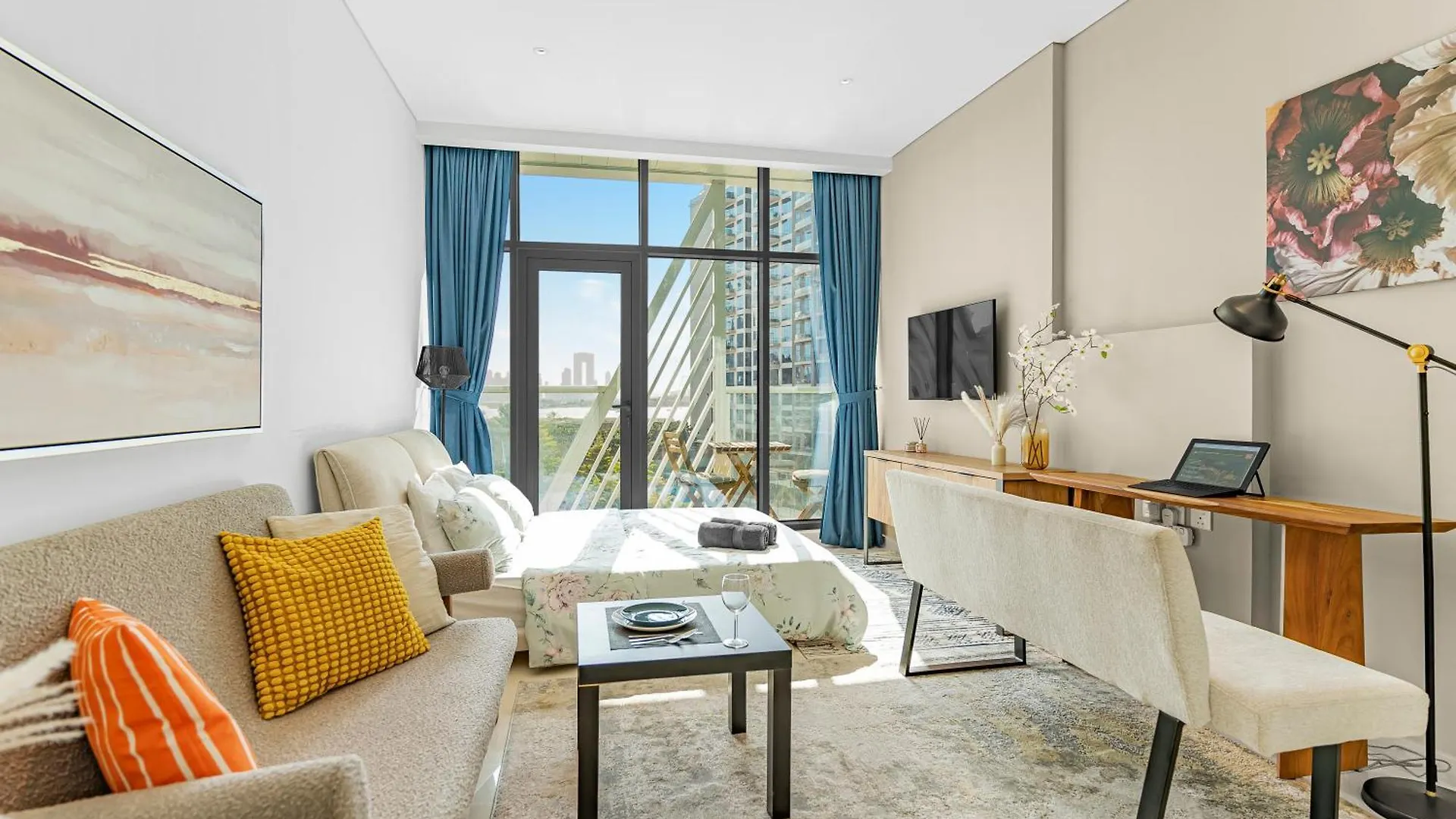 Apartment Cozy Sea & Marina View Apt With Rooftop Pool & Private Beach In Palm Jumeirah, Steps To Nakheel Mall Dubai